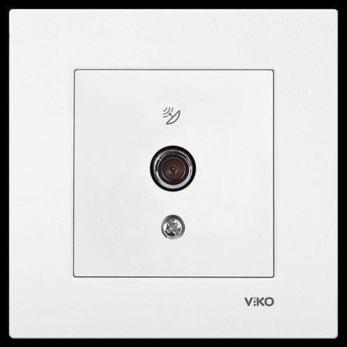 VİKO KARRE UYDU PRİZİ F KONNEKTÖRLÜ SONLU BEYAZ 90967009