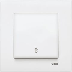 VİKO KARRE VAVYEN ANAHTAR SIVA ALTI BEYAZ (ÇERÇEVESİZ)