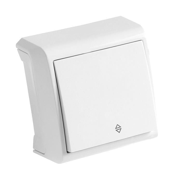 VİKO VAVYEN ANAHTAR SIVA ÜSTÜ BEYAZ