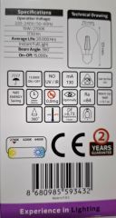 Horoz Electric Fılament Globe-15 Led Ampul 15 W