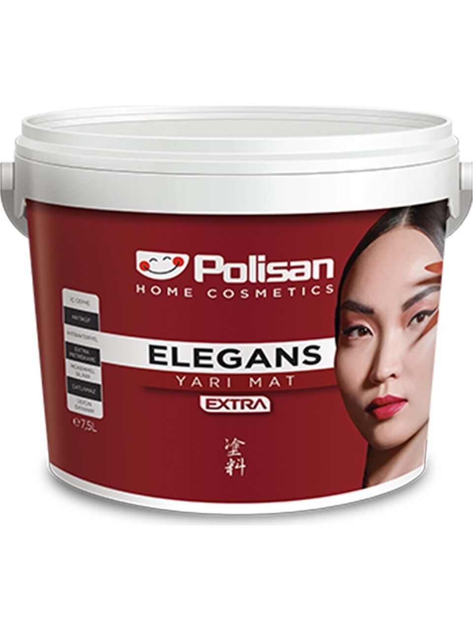 POLİSAN ELEGANS EXTRA YARI MAT SİLİNEBİLİR İÇ CEPHE BOYASI 12,5 LT