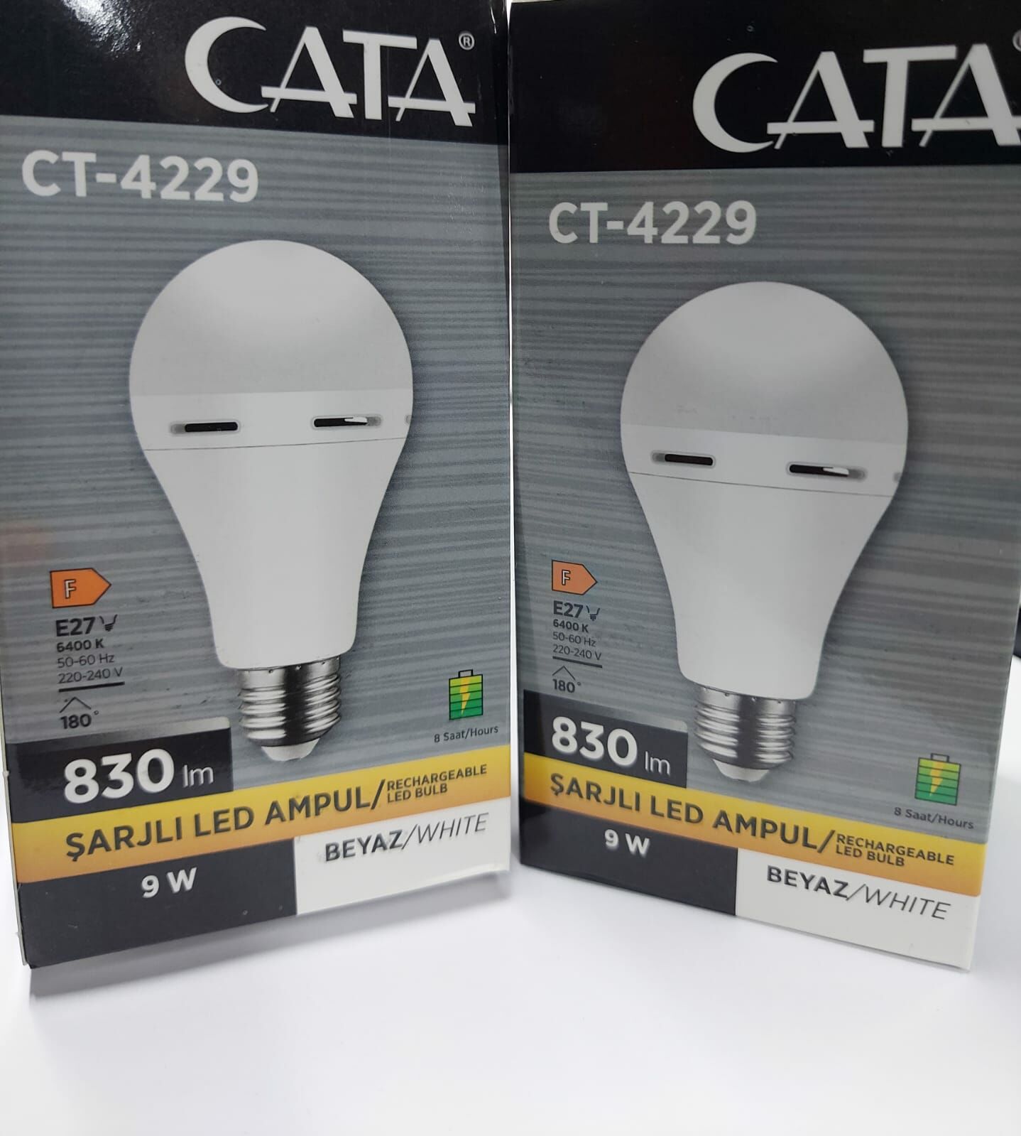 Cata Ct-4229 Şarjlı Led Ampul 9 W