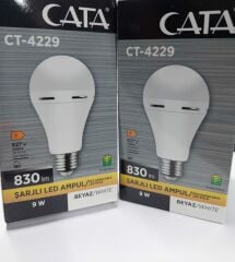 Cata Ct-4229 Şarjlı Led Ampul 9 W