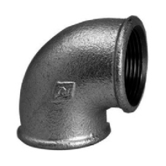 Siyah 1/2'' Dirsek